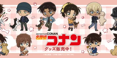 「名探偵コナン」安室透、赤井秀一、ジンも犬と戯れ～♪ 缶バッジやアクリルヘアゴムなど“デフォルメいぬ...