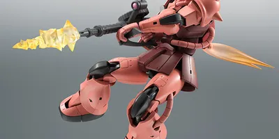シャアザクのROBOT魂が再販！圧倒的な可動域でシャアキックやショルダータックルを再現可能　武器エフ...