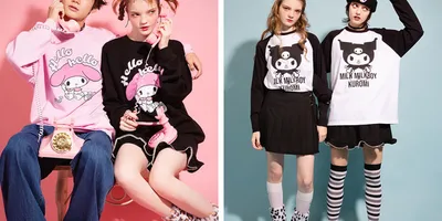 「サンリオ」マイメロ＆クロミの、ガーリーワンピやユニセックスシャツ、お顔バッグも！豊富な全30型で「...
