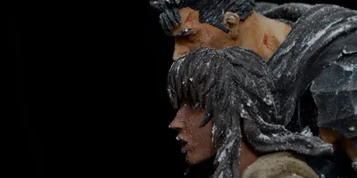 40万円超！「ベルセルク」ガッツとキャスカの過酷な旅路を表現…深まる冬に想いを馳せるスタチューが再登...