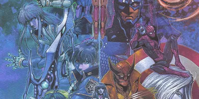 麻宮騎亜、サイレントメビウスとマーベル・アベンジャーズのクロスオーバー作品描く