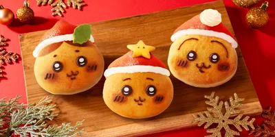 「ちいかわ」がサンタに！ちいかわベーカリーでクリスマス仕様の限定商品発売