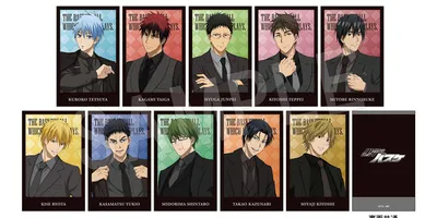 「黒バス」テツヤ、黄瀬、赤司らが全身黒スーツで…最高かっけー！かわいいミニキャラも♪ 新グッズがジャ...