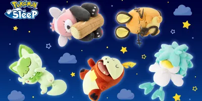 「ポケモンスリープ」に登場するポケモンたちをイメージしたぬいぐるみがポケセンにて本日7月12日より発...