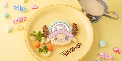 超絶カワイイ！「ワンピース」チョッパーのお顔カレーに、好物の綿あめパフェも♪ SNS映え必須のカフェ...