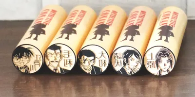 「名探偵コナン」長野県警の大和敢助、諸伏高明、上原由衣が銀行登録にも使える印鑑に♪【はんこコレクショ...