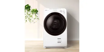 シャープ、ボディ幅598mmでひとり暮らしにも適したドラム式洗濯乾燥機「ES-7S1」