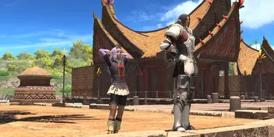 【FF14】FF11EoVクエストクリア後にトラル大陸の各地でプリッシュとアルシャールが冒険(観光)...