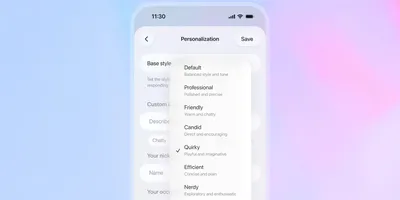 「GPT-5.1」はより賢く、使いやすく。トーンのカスタマイズも強化 