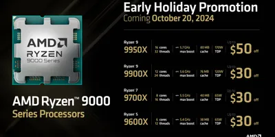 AMD、Ryzen 9000を最大50ドル値下げでCore Ultra 200Sを迎撃 