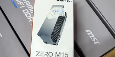 “ゴツイ作り”のM.2 SSD向けヒートシンク　ヒートパイプ内蔵