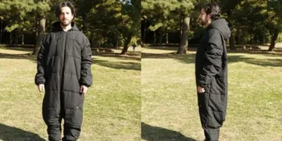 え、これ寝袋なの？ ヒーターまで付いてるし、着たまま普通に歩き回れるぞ。