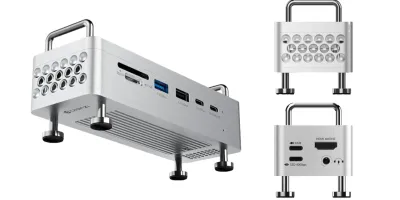 Ulanzi、Mac Pro風デザインのMac mini用ケースQT01にマッチする40Gbps接続...