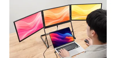 サンコー、ケーブル1本で3画面を拡張できる「映像出力がないUSBでも4画面にできる拡張モニター」