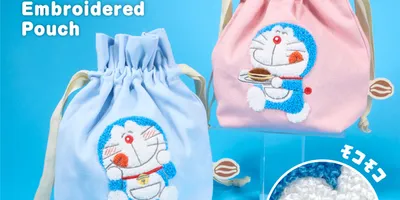 ドラえもんが、どら焼きと一緒で幸せそう♪ タケコプターなどひみつ道具を使う姿もアイテムに