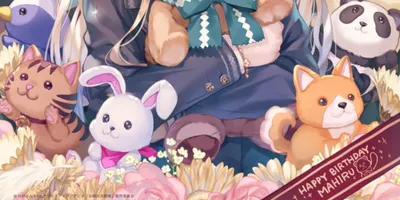 「お隣の天使様」真昼誕生日お祝いビジュアル　「冴えカノ」の深崎暮人が描き下ろし